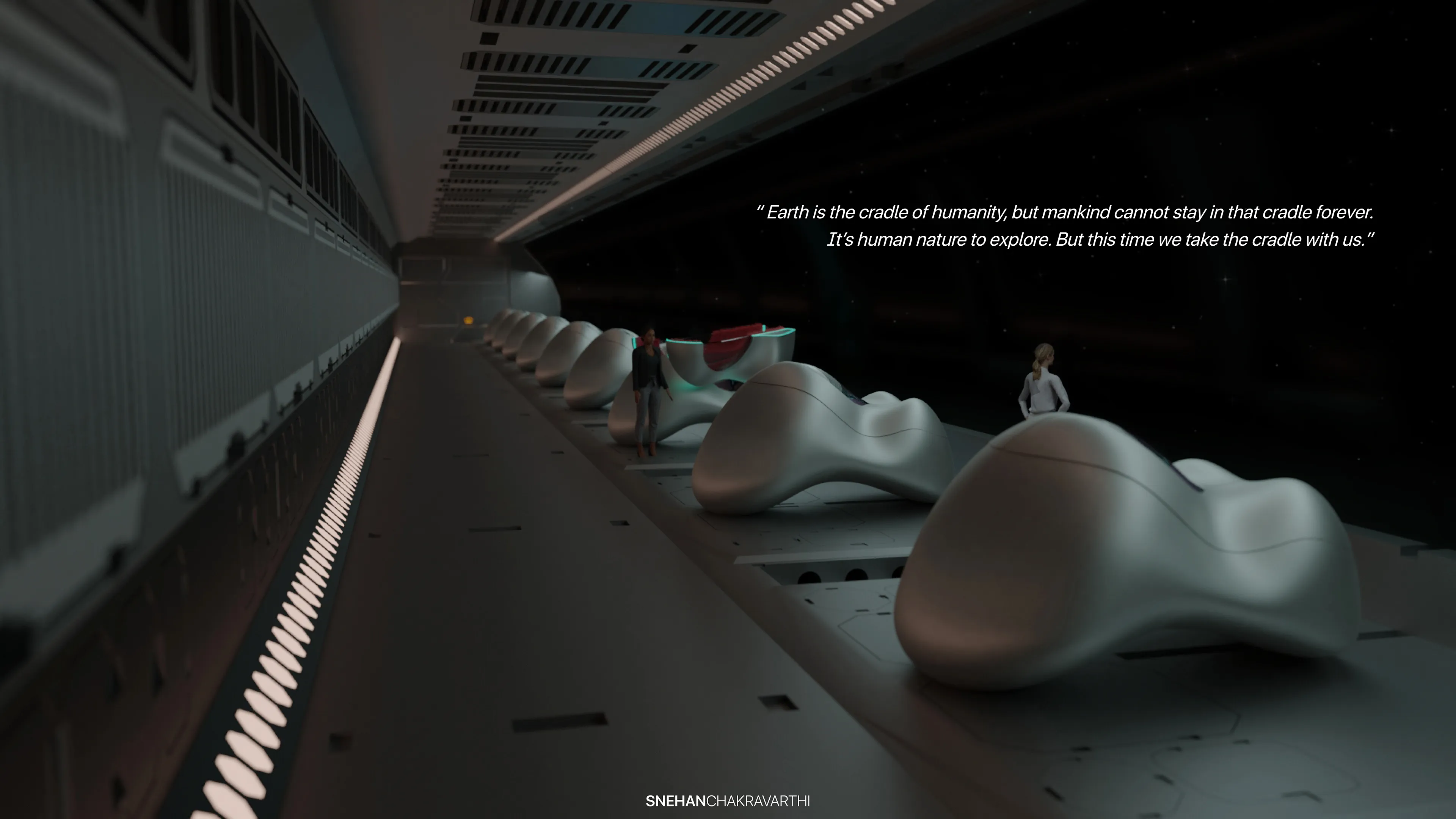 RebirthCradle | Human habitat for space travel