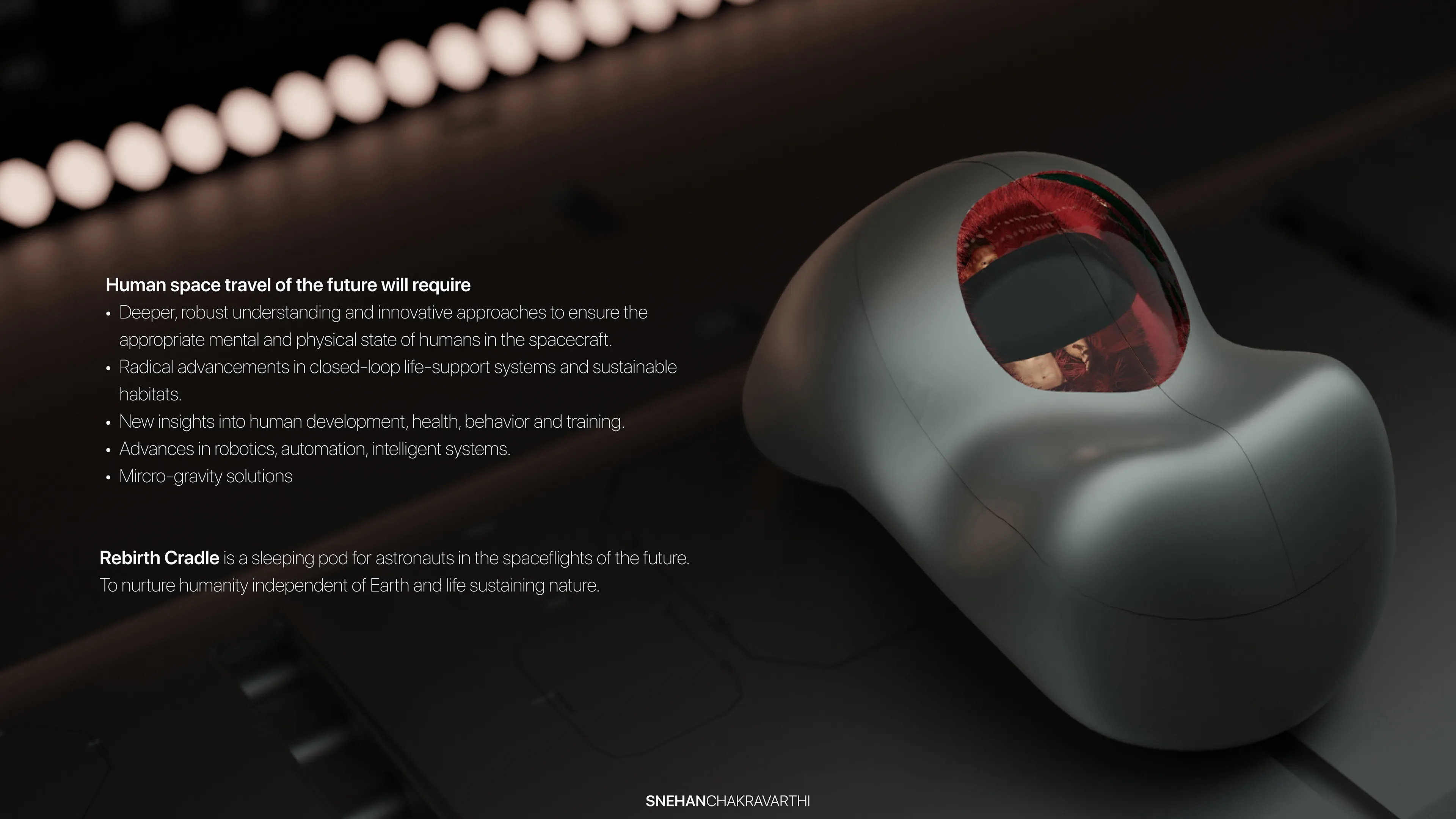RebirthCradle | Human habitat for space travel